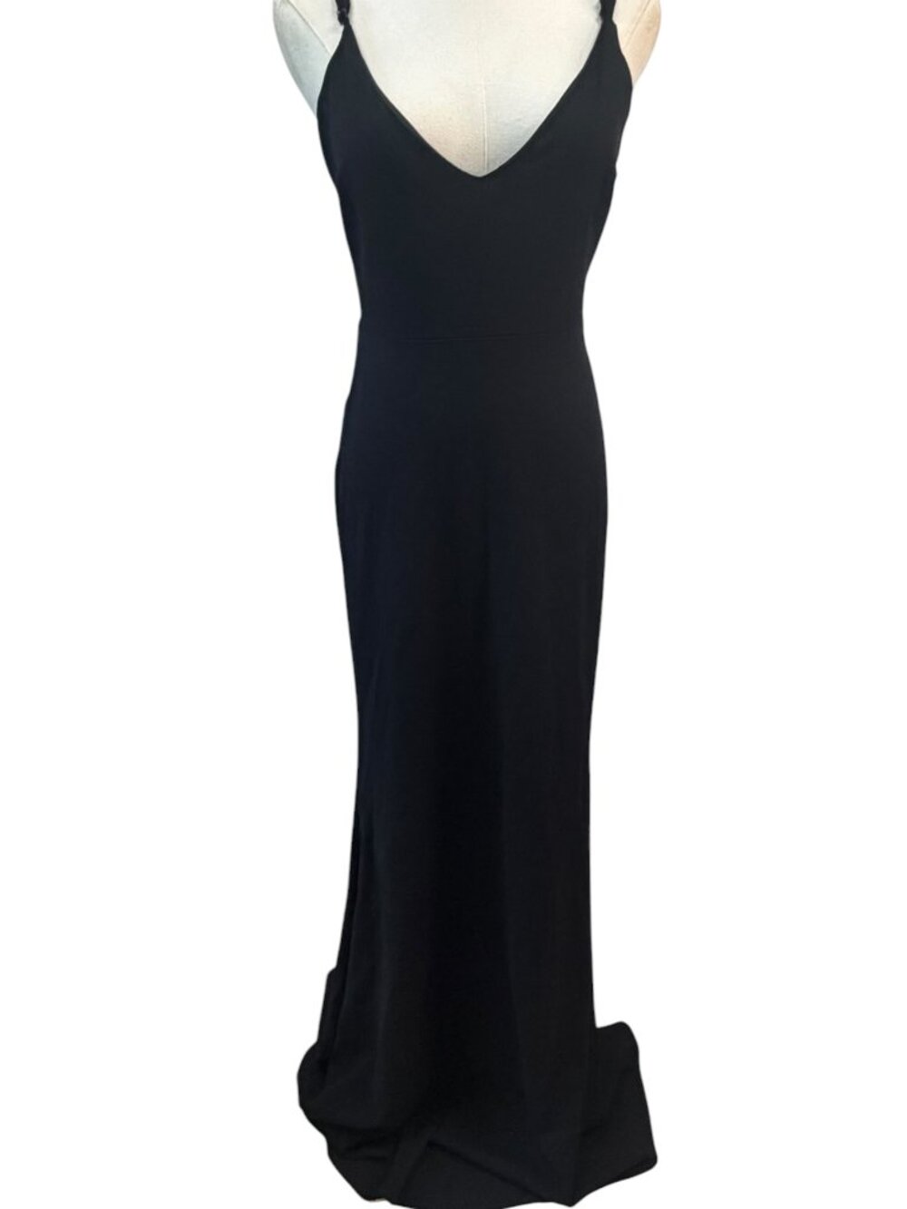 NWOT o.p.t. Black Mermaid Maxi Dress Size 4